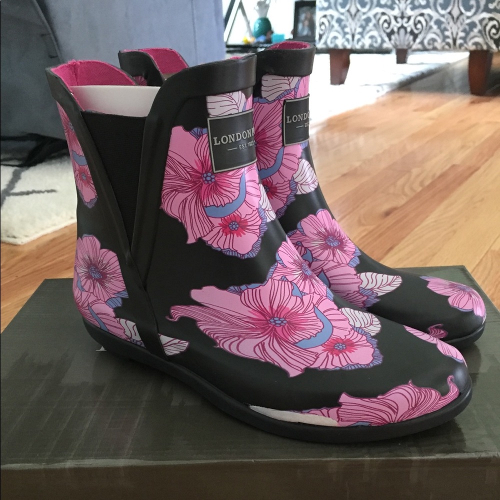 London Fog Piccadilly Rain Booties